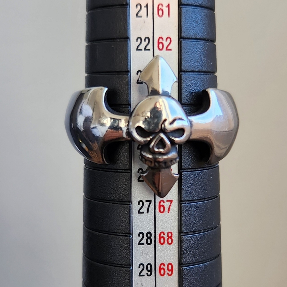 Men's Stainless Steel Biker Ring